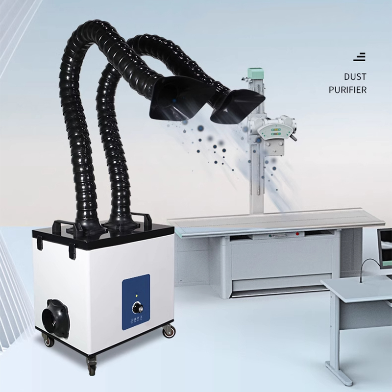 Industrial Laser Marking - 工業用煙浄化装置 はんだ煙移動式集塵機 レーザーマーキングシール 煙濾過脱臭装置