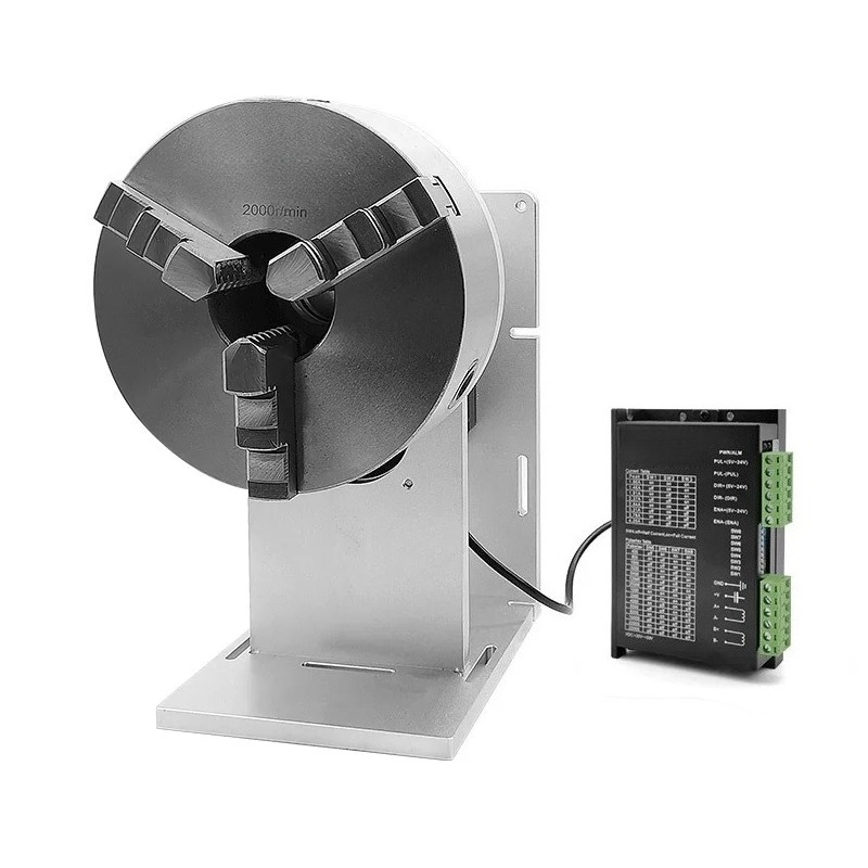 Industrial Laser Marking - ファイバーレーザー彫刻マーキング装置と互換性のある工業用回転軸固定具アクセサリー