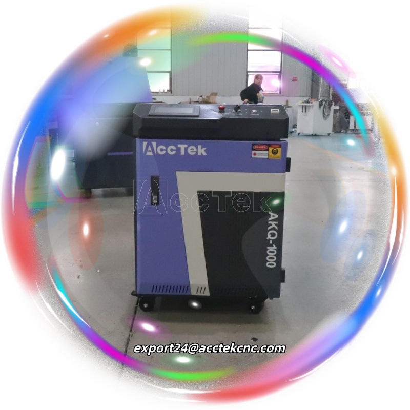 Industrial Laser Rust Removal Machine - 強力な1000wパルスレーザー洗浄機、産業用ハンドヘルドレーザー洗浄機、ポータブル錆、塗料、油膜除去機