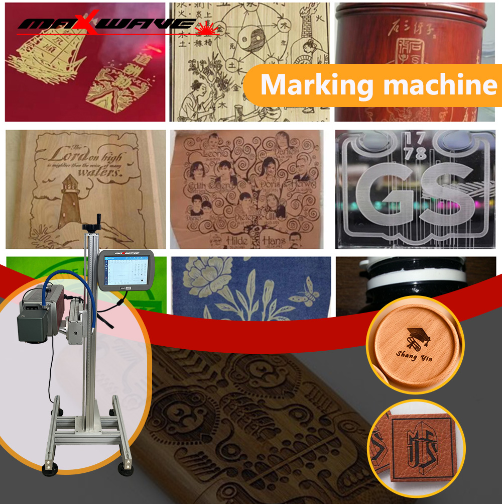 Industrial Laser Printing - 多用途CO2フライングレーザーマーキングマシン、カスタマイズ可能な彫刻範囲、電子印刷業界に最適