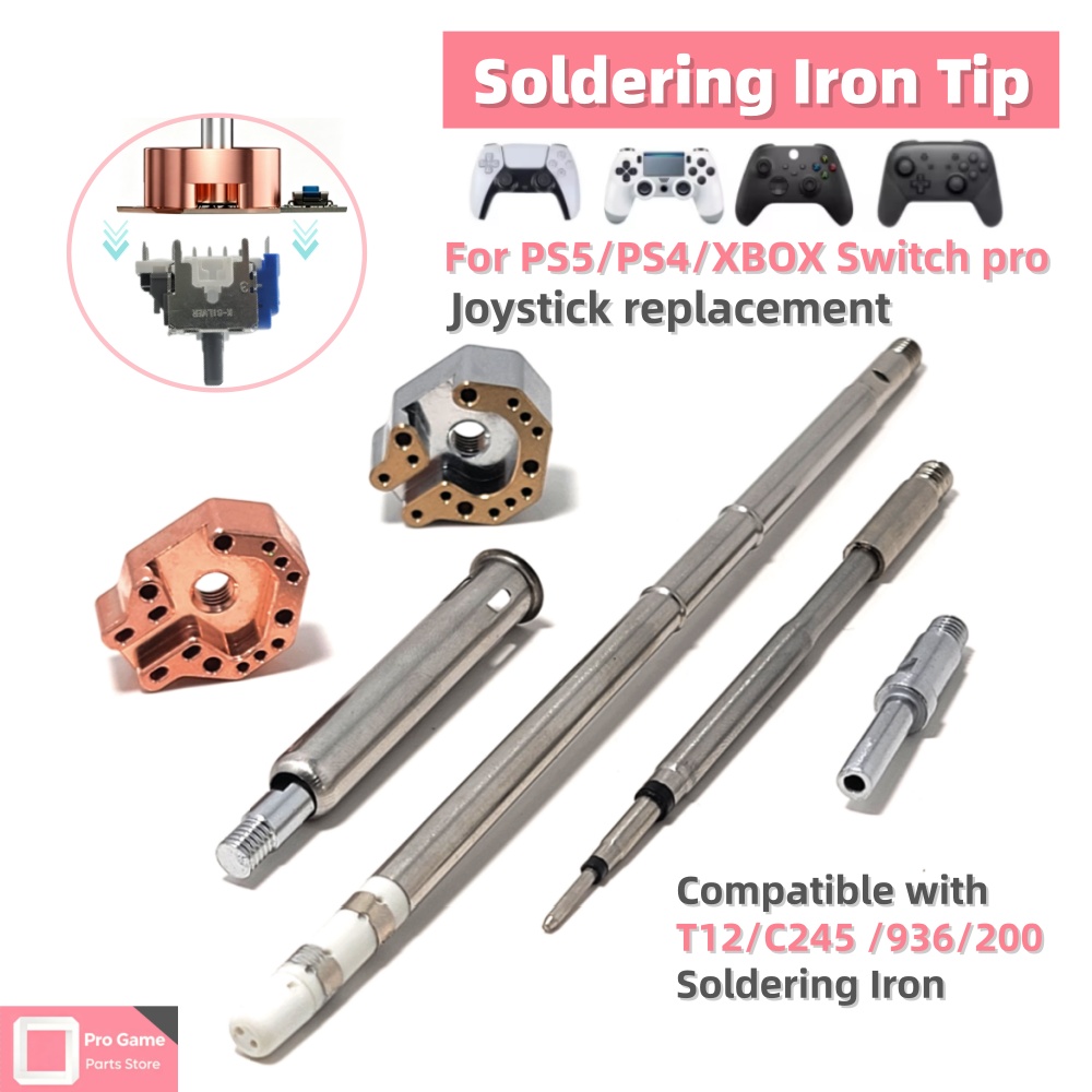 Industrial Laser Soldering Iron - T12 245 Xbox、PS4、PS5用ジョイスティックはんだ付けこて先加熱型、Switch Proコントローラージョイスティック分解修理ツール用