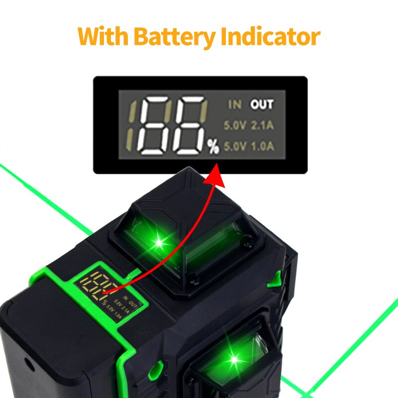 FEIDSIDE 16/12ライン グリーンレーザーレベル  - Industrial Laser Level のレビューと価格