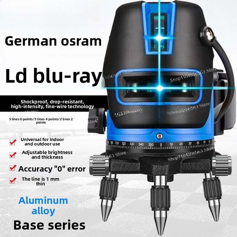 レーザー赤外線レベルツール、高精度グリーン/ブルービーム2/ - Industrial Laser Level のレビューと価格