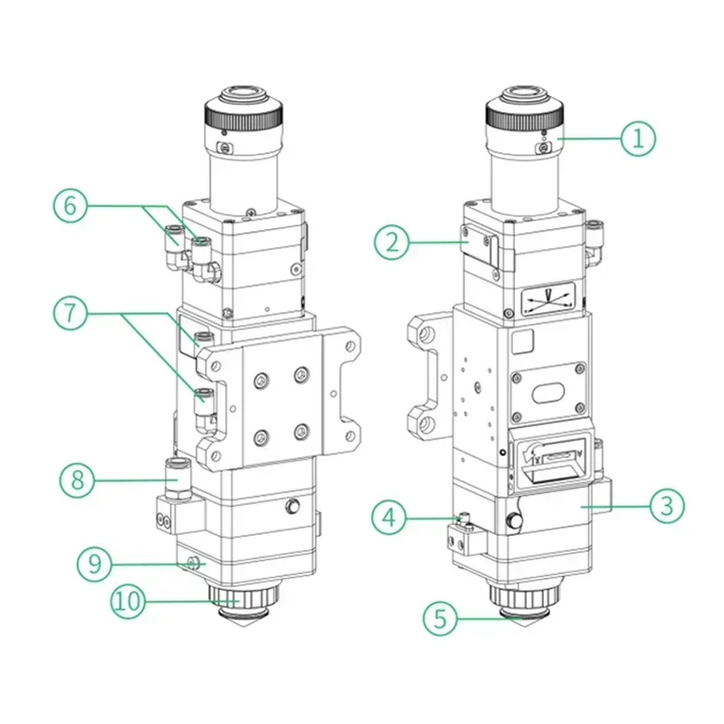 ファイバー切断ヘッド 3.3KW BT240S BM110  - Industrial Use Of Laser のレビューと価格
