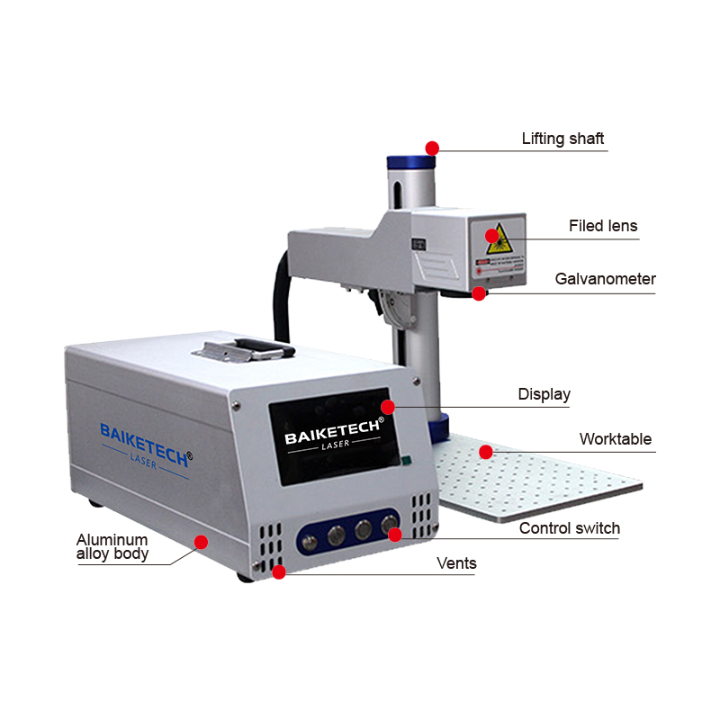 高速20W/30Wファイバーレーザーマーキングマシン、産業用 - Industrial Laser Marking のレビューと価格
