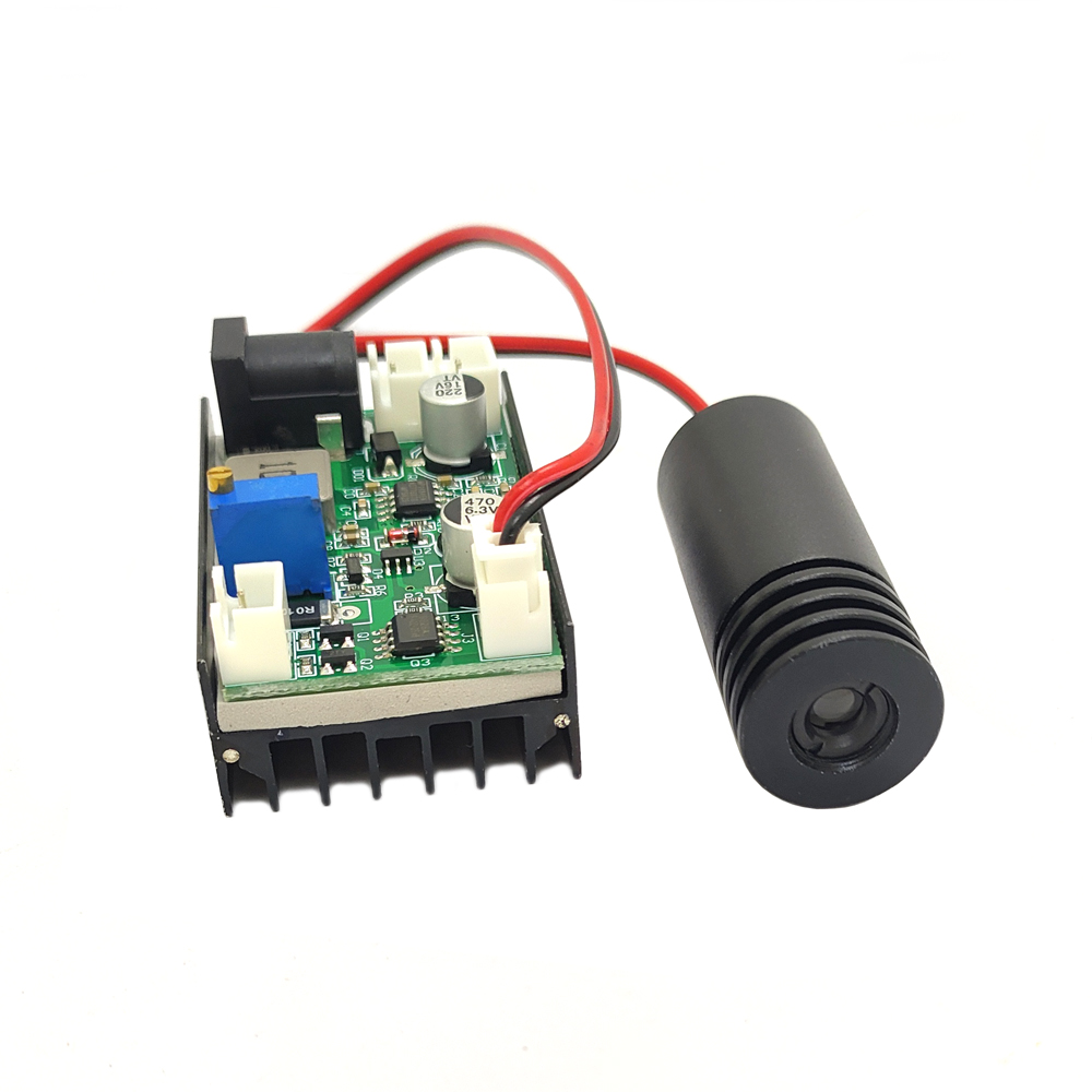 産業用 12V 100mw 405nm 青/紫光レーザーモジ - Industrial Blue Laser のレビューと価格