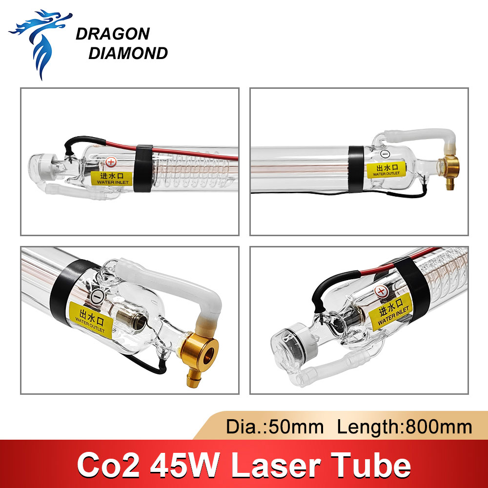 彫刻切断機用レーザー光源セット,45w-50w CO2レーザ - Industrial Laser Etching Machine のレビューと価格
