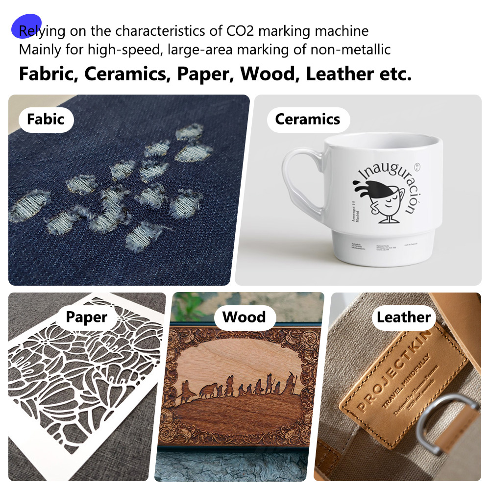 多用途CO2フライングレーザーマーキングマシン、カスタマイズ - Industrial Laser Printing のレビューと価格