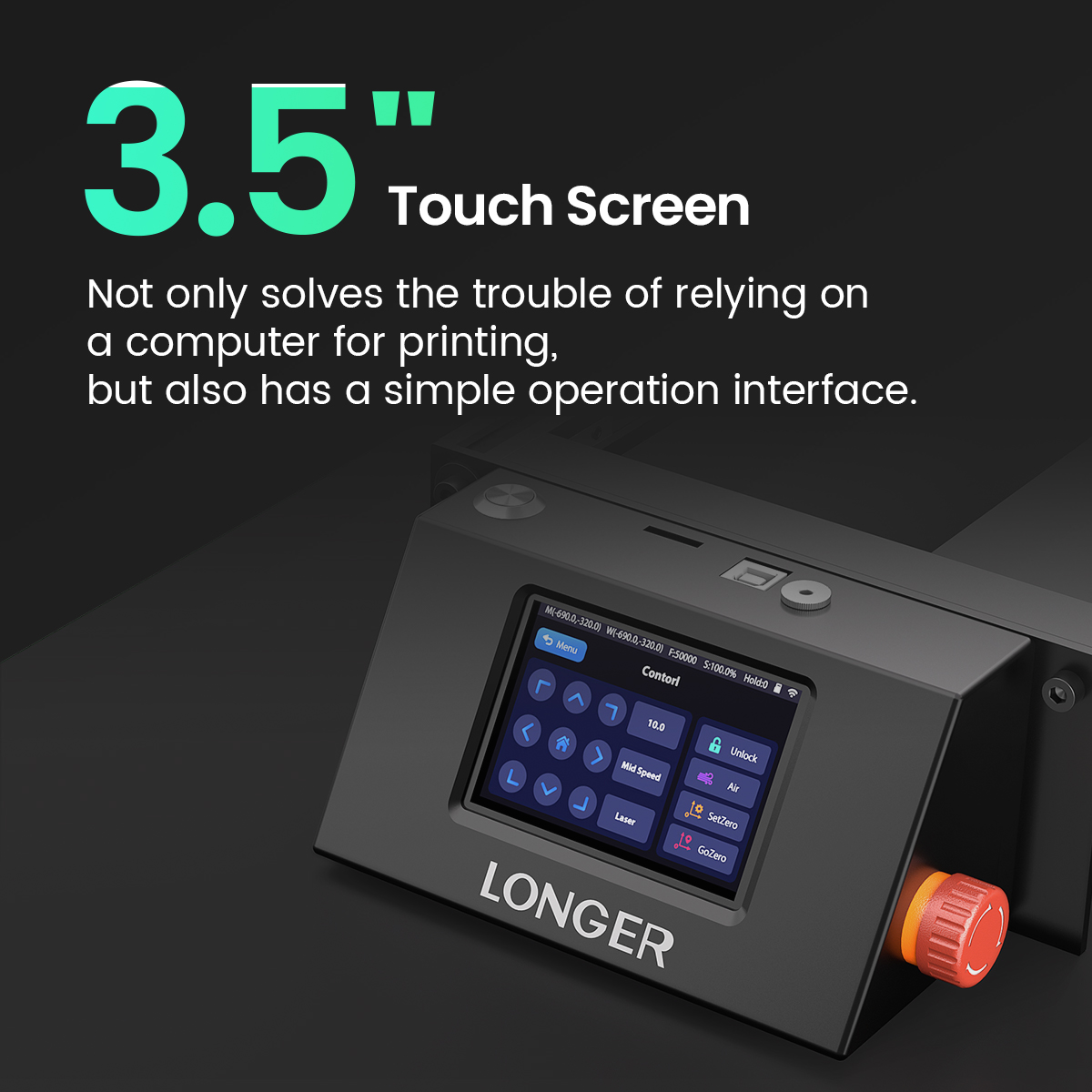 LONGERスマートレーザーカッター＆彫刻機 20W 10W - Industrial Laser Etching Machine のレビューと価格
