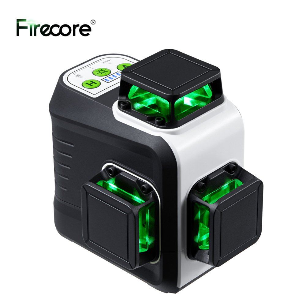 Firecore-グリーン3Dレーザーレベル360, 12ラ - Industrial Laser Level のレビューと価格
